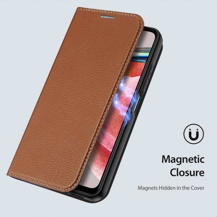 Bild 5, DUX DUCIS Xiaomi Redmi Note 12 4G Fodral Skin X2 Premium Brun