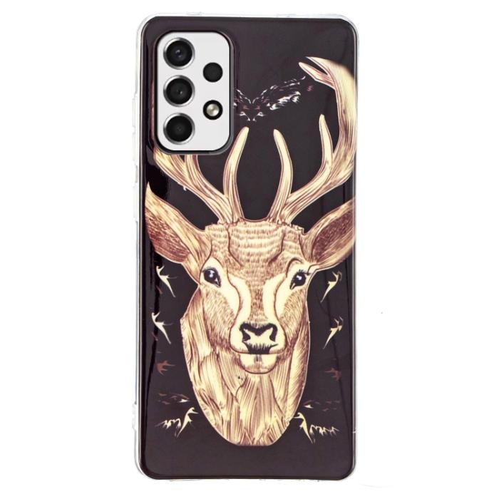 Bild 2, Samsung Galaxy A33 5G Skal Glow-in-dark Hjort