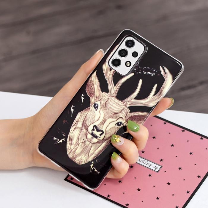 Bild 5, Samsung Galaxy A33 5G Skal Glow-in-dark Hjort