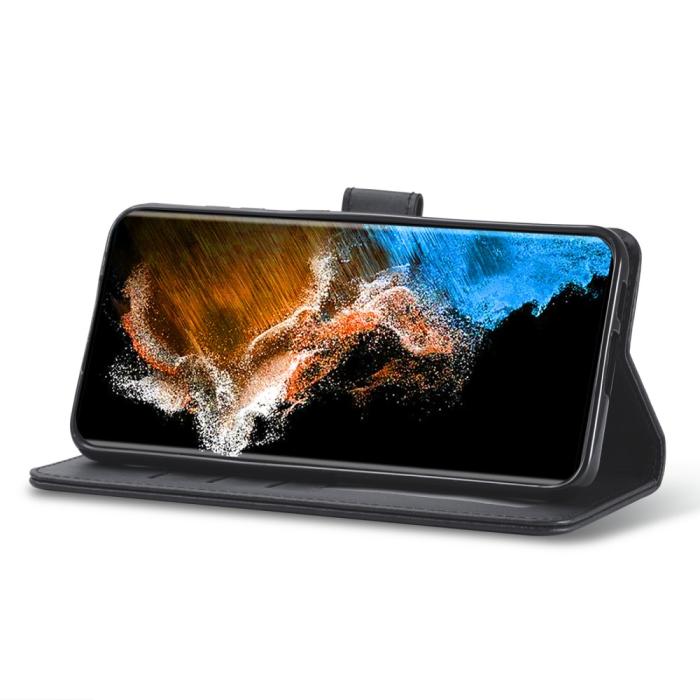 Bild 3, LC.IMEEKE Samsung Galaxy S23 Plus Fodral Läder Svart