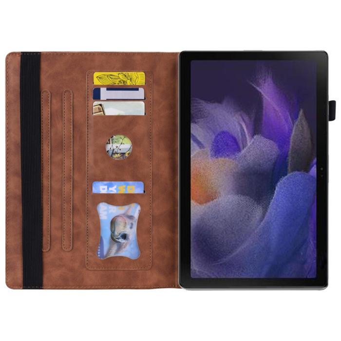 Bild 5, Samsung Galaxy Tab A8 10.5 (2021) Fodral Med Frontficka Brun