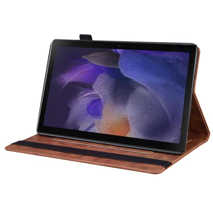 Bild 6, Samsung Galaxy Tab A8 10.5 (2021) Fodral Med Frontficka Brun