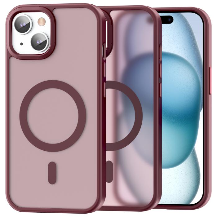 Bild 1, ColorPop iPhone 15 Plus/14 Plus Skal CH MagSafe Matt Röd