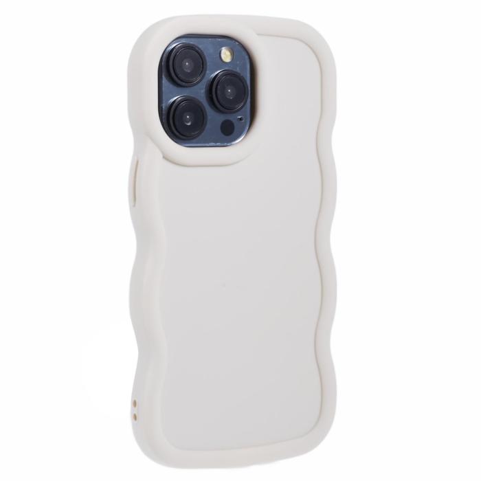 Bild 3, iPhone 12/12 Pro Mobilskal Wavy Off White