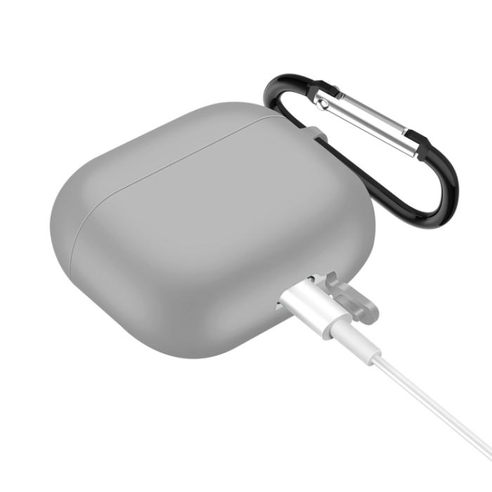 Bild 2, AirPods 3 Skal Silikon Karbinhake Grå