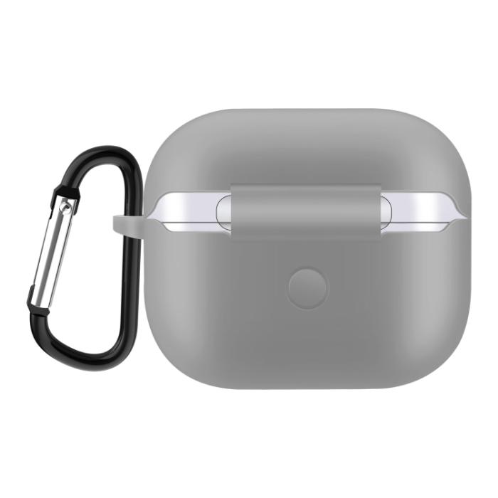 Bild 3, AirPods 3 Skal Silikon Karbinhake Grå