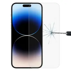 iPhone 14 Pro Sk&auml;rmskydd H&auml;rdat Glas