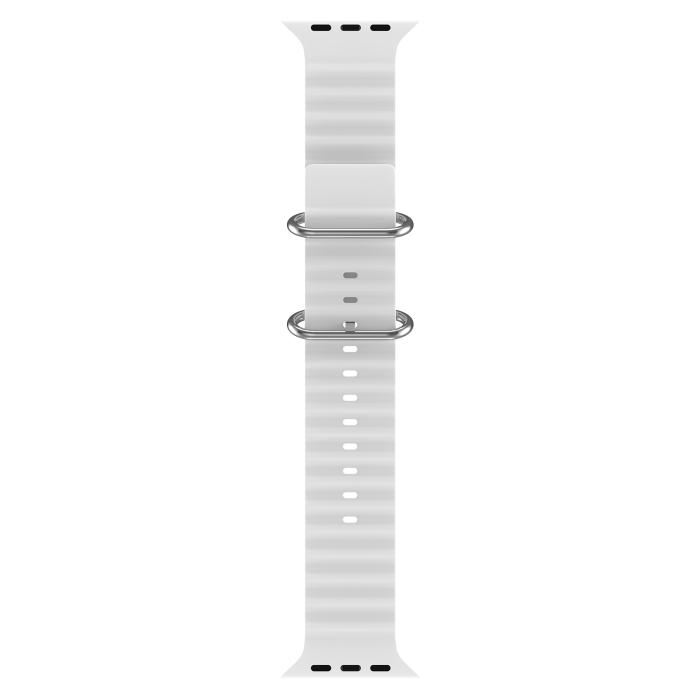 Bild 3, Apple Watch 41/40/38 mm Armband Ocean Wave Vit