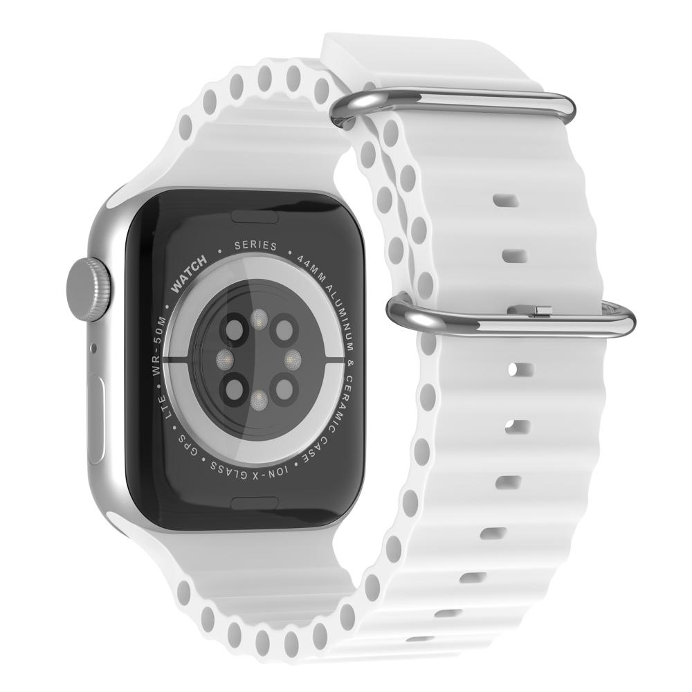 Apple Watch 41/40/38 mm Armband Ocean Wave Vit