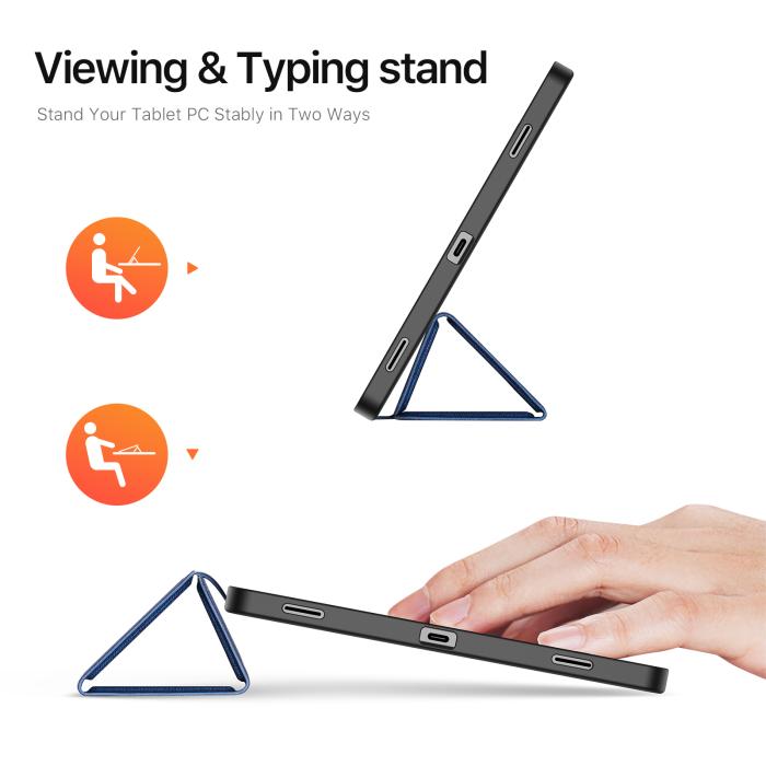 Bild 2, DUX DUCIS Galaxy Tab S11 Fodral DOMO Tri-Fold Blå