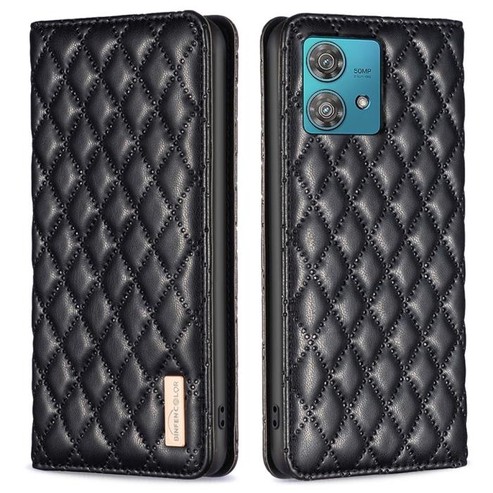 Bild 1, Motorola Edge 40 Neo 5G Fodral Diamond Flip Svart