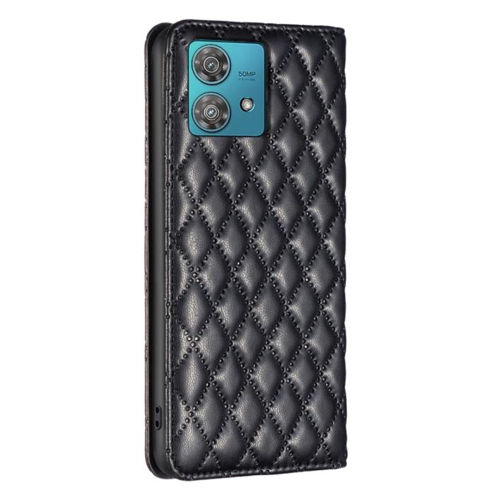 Bild 6, Motorola Edge 40 Neo 5G Fodral Diamond Flip Svart