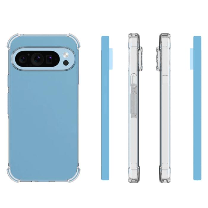 Bild 4, Google Pixel 9/9 Pro Skal TPU Transparent