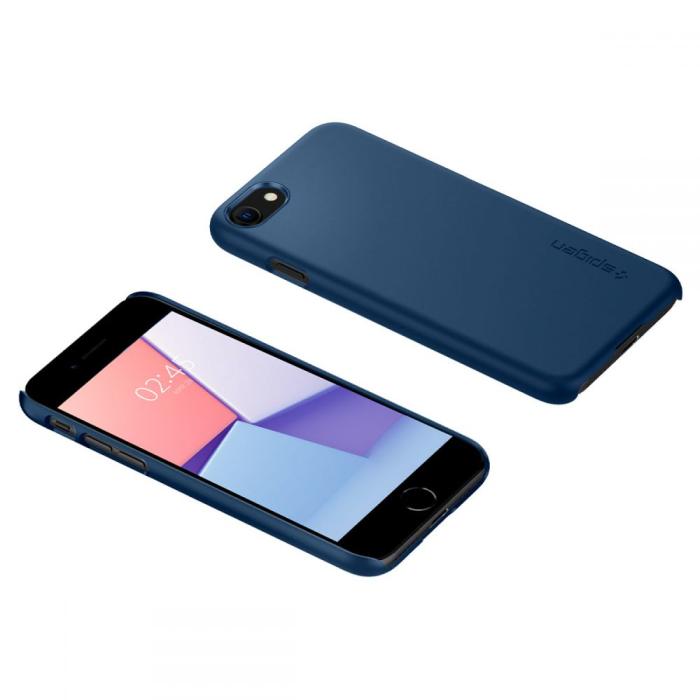 Bild 2, Spigen iPhone 7/8/SE Skal Thin Fit Navy Blå