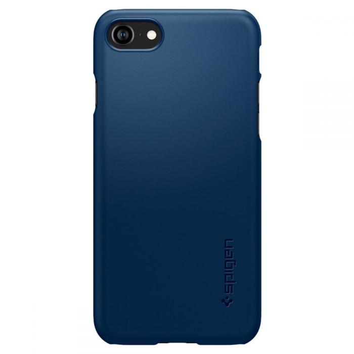 Bild 3, Spigen iPhone 7/8/SE Skal Thin Fit Navy Blå
