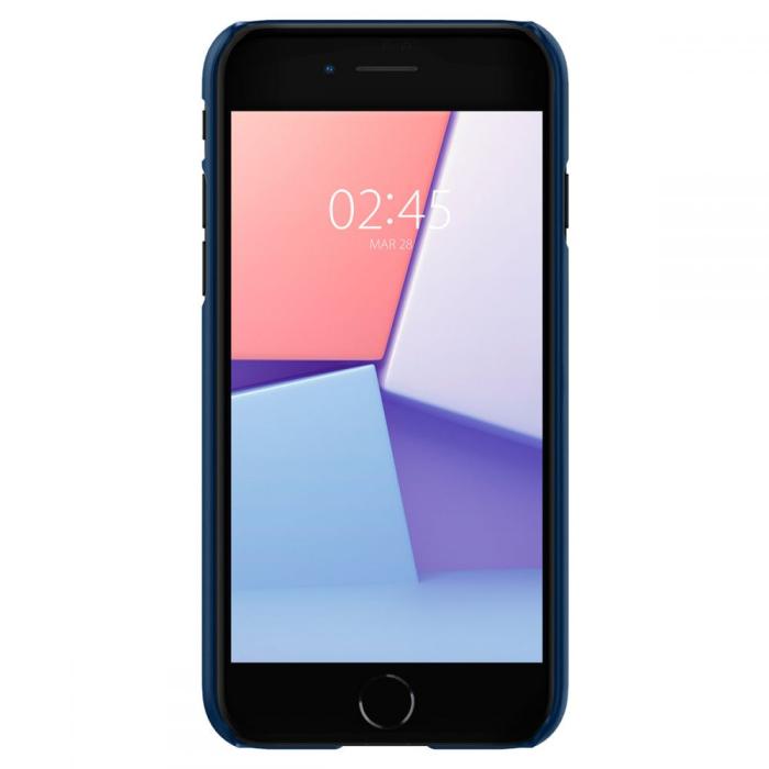 Bild 4, Spigen iPhone 7/8/SE Skal Thin Fit Navy Blå