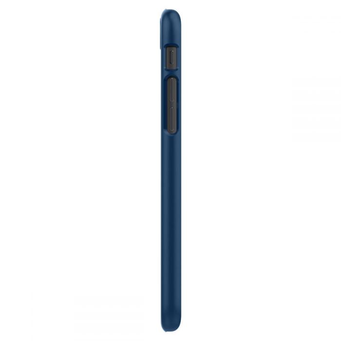 Bild 6, Spigen iPhone 7/8/SE Skal Thin Fit Navy Blå