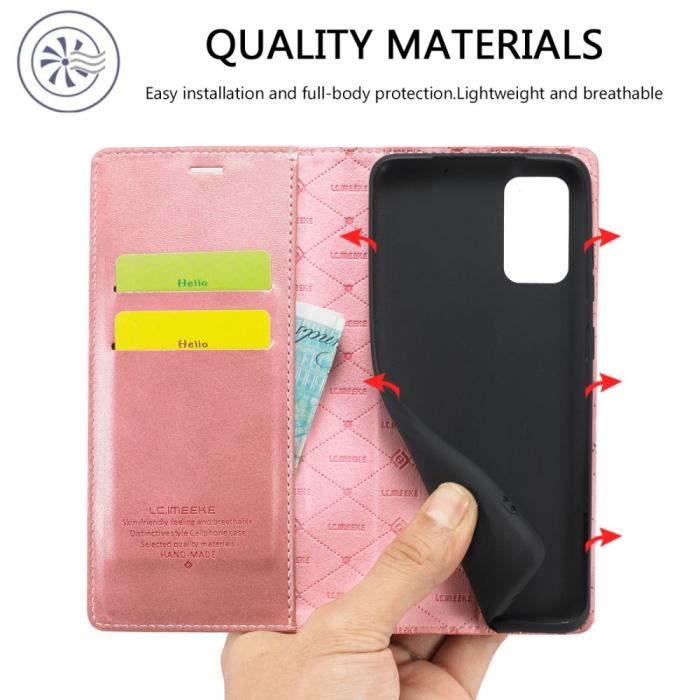 Bild 6, LC.IMEEKE Samsung Galaxy A23 5G Fodral Flip Läder Roséguld