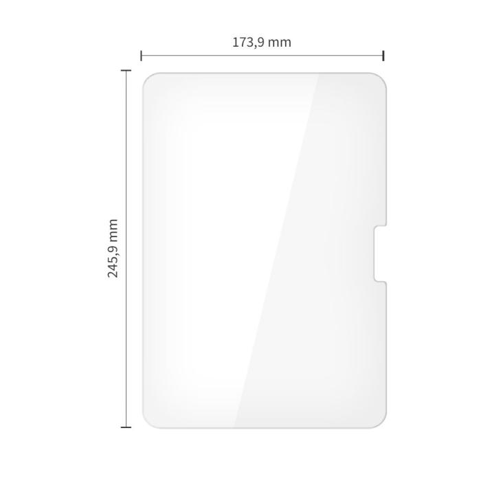 Bild 2, Tech-Protect iPad Pro 11 2025/2024 2-PACK Skärmskydd GlassFit+