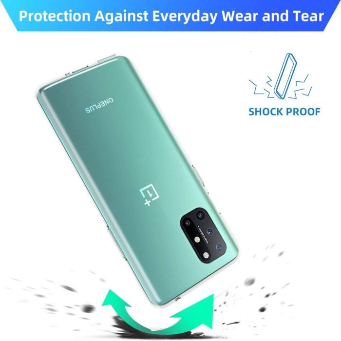Bild 3, OnePlus 8T / 8T+ - Transparent TPU Skal