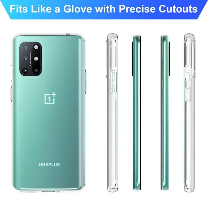 Bild 5, OnePlus 8T / 8T+ - Transparent TPU Skal