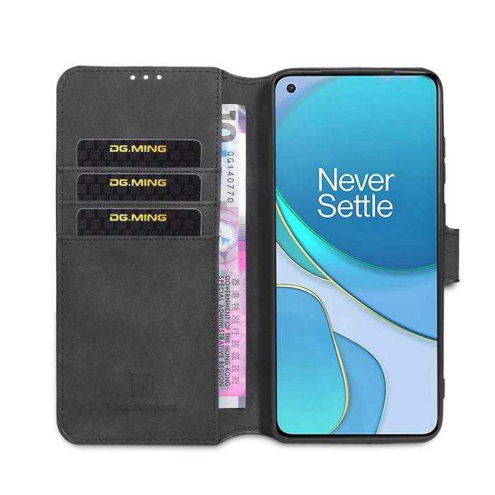 Bild 5, OnePlus 8T / 8T+ - DG.MING Retro Fodral - Svart