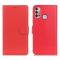 Motorola Moto G10/G20/G30 - Litchi Textur Fodral - Röd