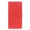 Motorola Moto G10/G20/G30 - Litchi Textur Fodral - Röd