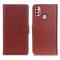Motorola Moto G10/G20/G30 - Litchi Textur Fodral - Brun