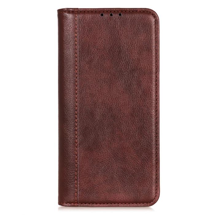 Bild 6, Motorola Edge 50 Neo Plånboksfodral Läder Brun