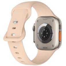 Silikon Armband Butterfly Apple Watch 41/40/38 mm (S/M) Sand Pink