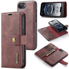 DG.MING iPhone 17e / 16e 2in1 Magnet Fodral / Skal R&ouml;d
