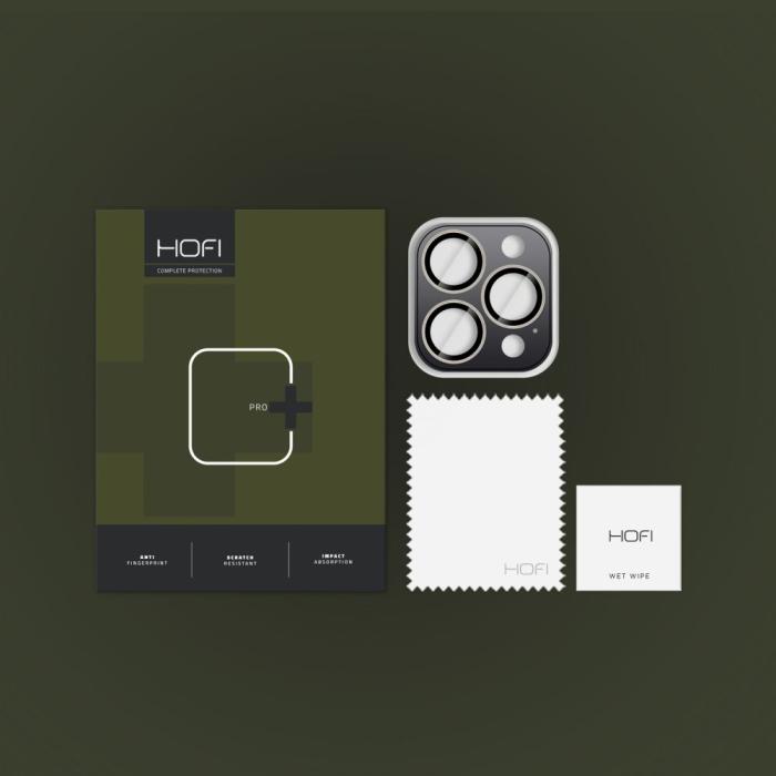 Bild 2, HOFI iPhone 16 Pro / 16 Pro Max Linsskydd CamRing Pro+