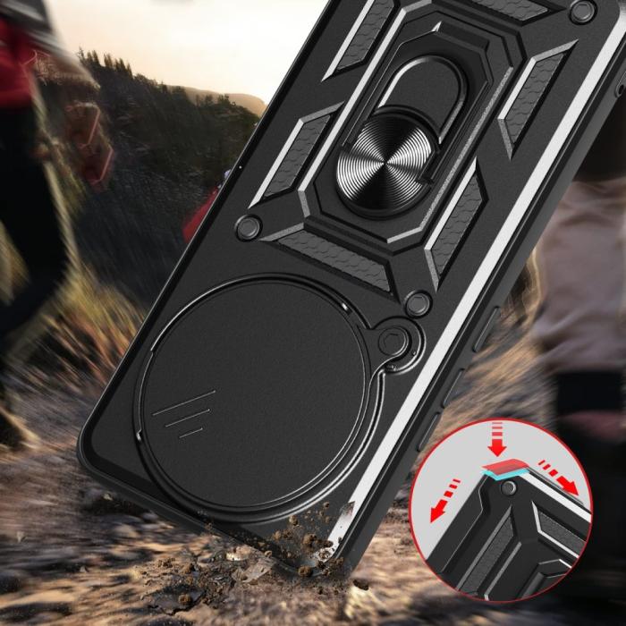 Bild 3, Tech-Protect Redmi Note 14 Pro 5G Skal CamShield Pro Svart