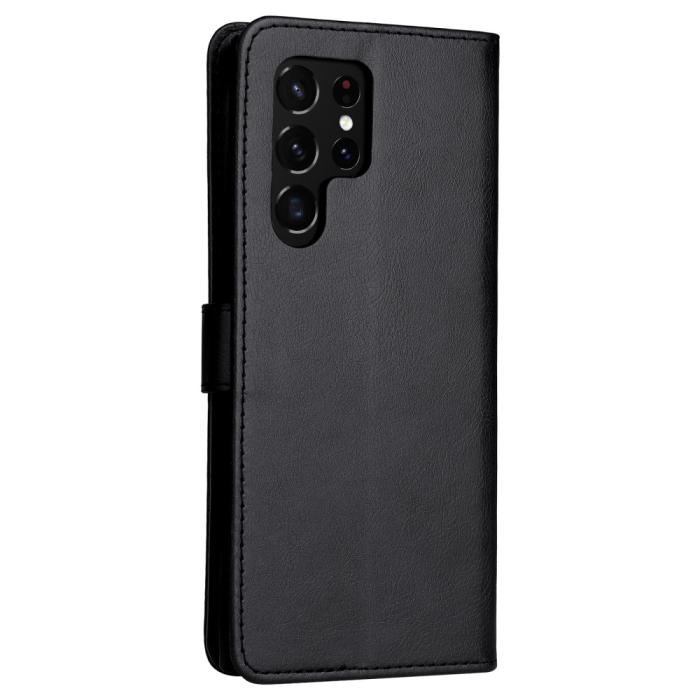 Bild 4, Samsung Galaxy S22 Ultra Fodral Läder Svart