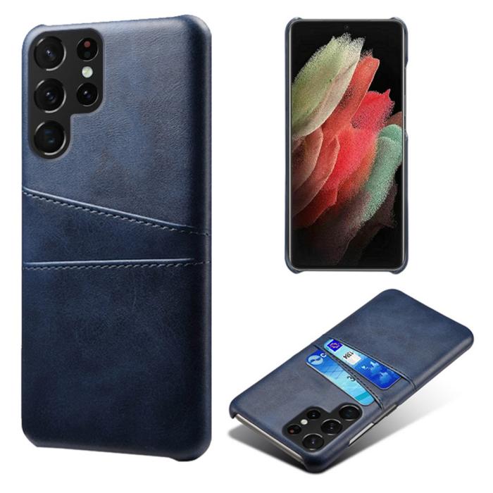 Bild 1, Samsung Galaxy S22 Ultra Skal Kortfack Blå