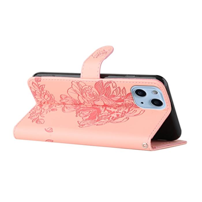 Bild 5, iPhone 14 Plus Fodral Med Tryck Tiger Rosa