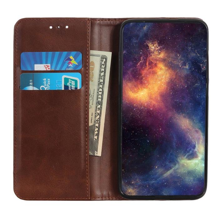 Bild 2, Samsung Galaxy A35 5G Fodral Split Läder Brun