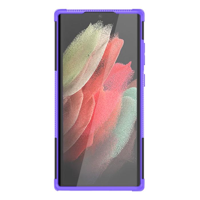 Bild 4, Samsung Galaxy S22 Ultra Skal Ultimata Stöttåligt med Stöd Lila