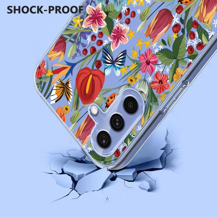 Bild 3, Samsung Galaxy A57 5G Skal Med Tryck Blommor