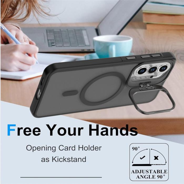 Bild 2, Samsung Galaxy A57 5G Skal MagSafe Kickstand Svart