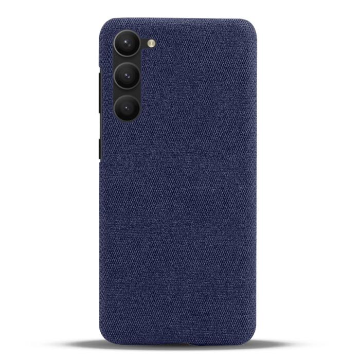 Bild 3, KSQ Samsung Galaxy S23 Skal Tygbelagt Blå