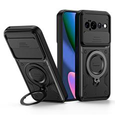 Google Pixel 11 Pro XL Skal Med Linsskydd & Roterbart Stativ