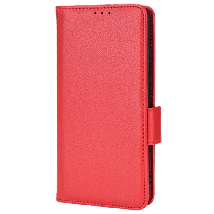 Bild 2, Xiaomi Redmi 9A / 9AT Fodral Litchi Textur Röd