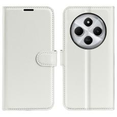 Xiaomi Redmi 14C Fodral Litchi L&auml;der Vit