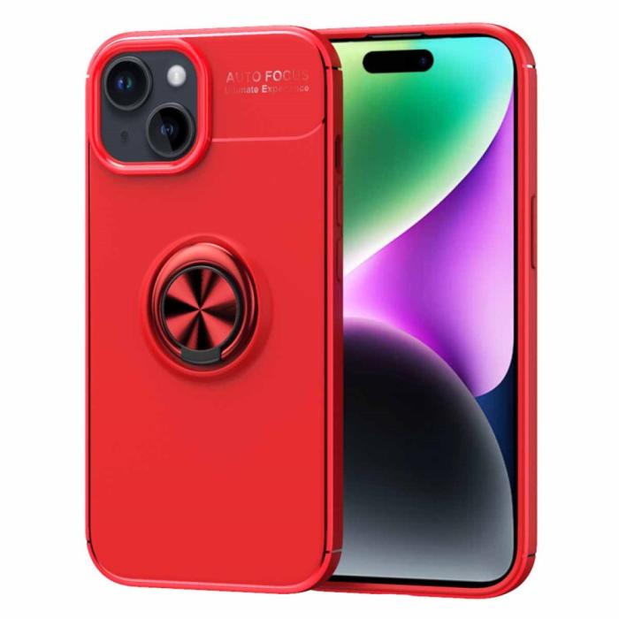 Bild 1, iPhone 15 Plus Skal Ring Röd