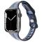 Apple Watch 38/40/41mm CrystalFlex TPU Armband Mörk Blå