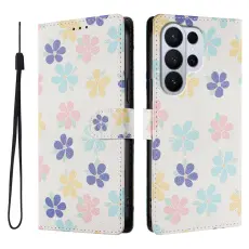 Samsung Galaxy S26 Ultra Fodral Med Tryck F&auml;rgglada Blommor