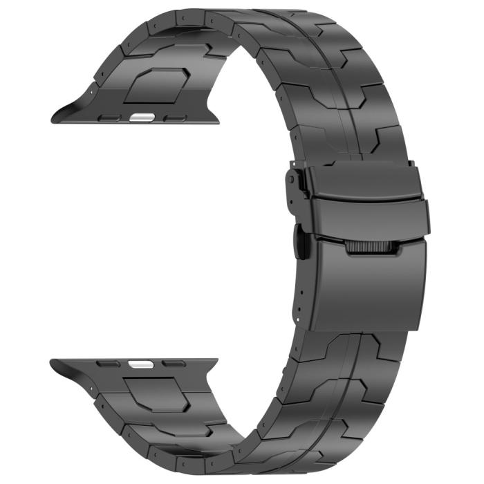 Bild 2, Apple Watch 42/44/45/49 mm Armband Steel Svart