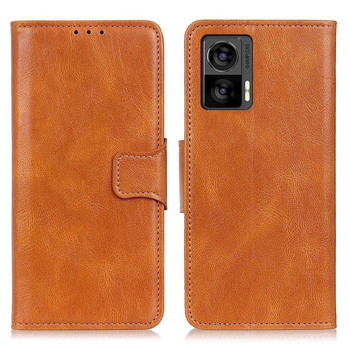 Bild 1, Motorola Edge 30 Neo 5G Fodral Split Läder Brun